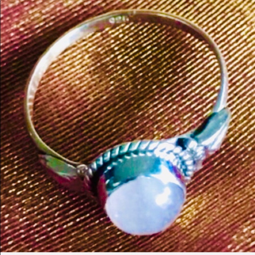 Pink Quartz 925 Sterling Silver Ring